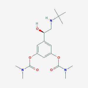 molecular formula C18H29N3O5 B1240157 (R)-bambuterol CAS No. 788821-30-7