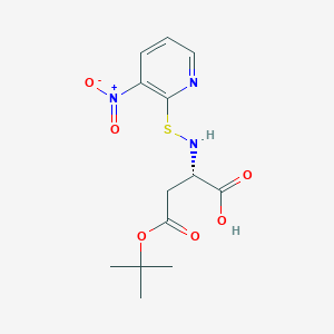 N-(3-Nitro-2-pyridinesulfenyl)-L-aspartic acid |A-t-butyl ester