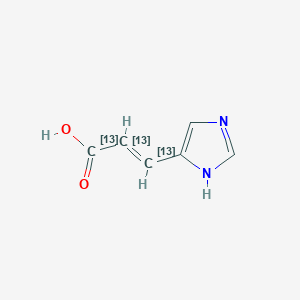 molecular formula C6H6N2O2 B12401573 Cis-Urocanic Acid-[13C3] 