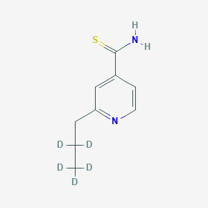 molecular formula C9H12N2S B12401600 Prothionamide-d5 