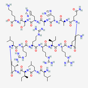 molecular formula C98H177N37O21 B12401722 pVEC (Cadherin-5) 