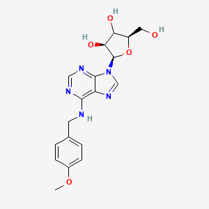 molecular formula C18H21N5O5 B12401757 N6-(4-Methoxybenzyl)adenosine 