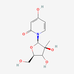 1-[(2R,3S,5R)-3,4-dihydroxy-5-(hydroxymethyl)-3-methyloxolan-2-yl]-4-hydroxypyridin-2-one