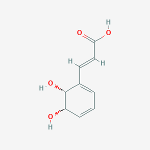 (E)-3-[(5S,6R)-5,6-dihydroxycyclohexa-1,3-dienyl]acrylic acid