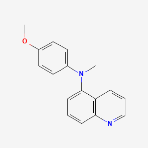 molecular formula C17H16N2O B12401815 Tubulin inhibitor 17 