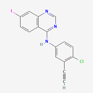 molecular formula C16H9ClIN3 B12401843 Egfr-IN-71 