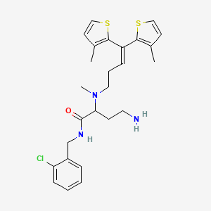 molecular formula C26H32ClN3OS2 B12401877 mGAT3/4-IN-2 