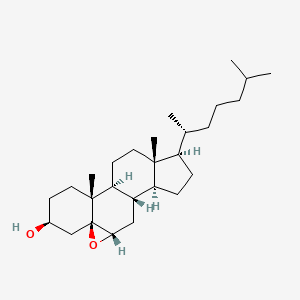 molecular formula C27H46O2 B12401879 5,6alpha-Epoxy-5beta-cholestan-3beta-ol 