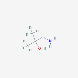 molecular formula C4H11NO B12401895 1-Amino-2-methylpropan-2-ol-d6 