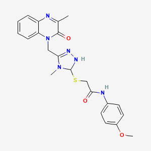 molecular formula C22H24N6O3S B12401911 Vegfr-2-IN-12 