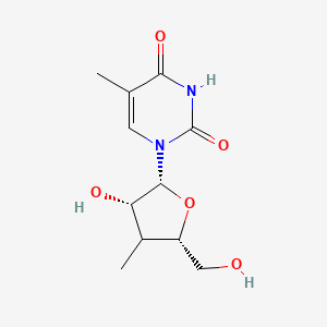 1-[(2R,3S,5S)-3-hydroxy-5-(hydroxymethyl)-4-methyloxolan-2-yl]-5-methylpyrimidine-2,4-dione