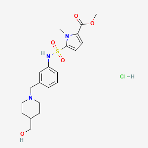 molecular formula C20H28ClN3O5S B12401948 OX2R-IN-1 