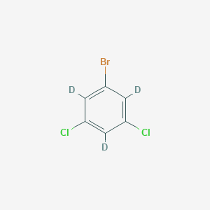 molecular formula C6H3BrCl2 B12401951 1-Bromo-3,5-dichlorobenzene-d3 