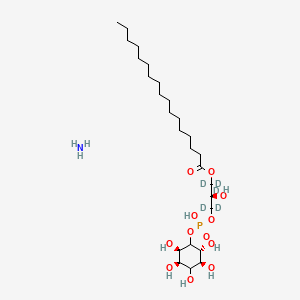 azane;[(2R)-1,1,2,3,3-pentadeuterio-2-hydroxy-3-[hydroxy-[(2R,3R,5S,6R)-2,3,4,5,6-pentahydroxycyclohexyl]oxyphosphoryl]oxypropyl] heptadecanoate