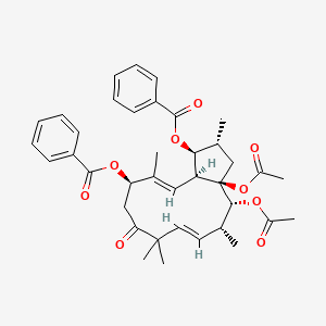 molecular formula C38H44O9 B12401957 euphoscopin C 