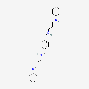 N'-cyclohexyl-N-[[4-[[3-(cyclohexylamino)propylamino]methyl]phenyl]methyl]propane-1,3-diamine