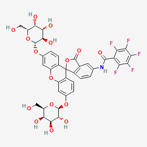 molecular formula C39H32F5NO16 B12402002 Pfb-fdg 