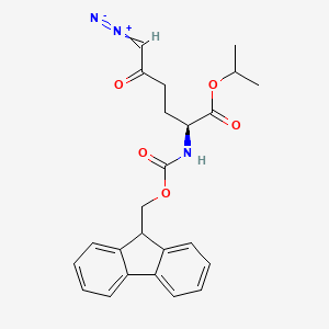 molecular formula C24H25N3O5 B12402053 Fmoc-DON-Boc 