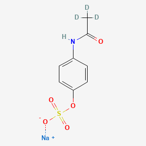 molecular formula C8H8NNaO5S B12402059 N-(4-Hydroxyphenyl)acetamide sulfate-d3 (sodium) 