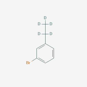 molecular formula C8H9Br B12402115 1-Bromo-3-ethylbenzene-d5 