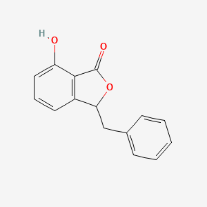 molecular formula C15H12O3 B1240212 香蒲内酯 