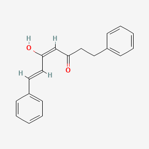 5-Hydroxy-1,7-diphenyl-4E,6E-dien-3-heptanone