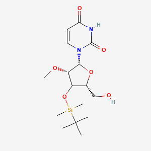 molecular formula C16H28N2O6Si B12402212 1-[(2R,3S,5R)-4-[tert-butyl(dimethyl)silyl]oxy-5-(hydroxymethyl)-3-methoxyoxolan-2-yl]pyrimidine-2,4-dione 