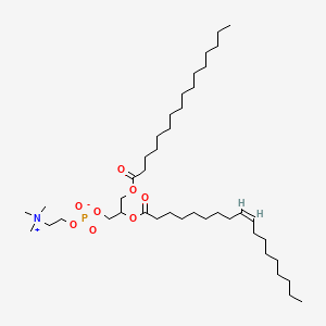 molecular formula C42H82NO8P B1240222 1-Palmitoyl-2-oleoylphosphatidylcholine CAS No. 6753-55-5