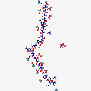 molecular formula C120H205F3N32O43 B12402293 16-38-Thymosin |A4 (cattle) (TFA) 