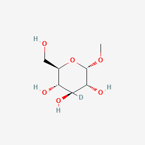 molecular formula C7H14O6 B12402301 Methyl alpha-D-glucopyranoside-d1 