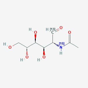 molecular formula C8H15NO6 B12402311 N-Acetyl-D-glucosamine-13C,15N 