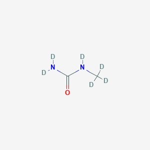 molecular formula C2H6N2O B12402333 Methylurea-D6 