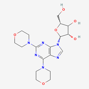 2,6-Bis(4-morpholinyl)-9-b-D-ribofuranosyl-9H-purine