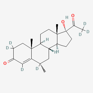 molecular formula C22H32O3 B12402360 Medroxyprogesterone-d7 