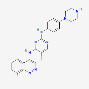 molecular formula C23H23FN8 B12402394 Alk5-IN-32 