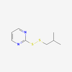 molecular formula C8H12N2S2 B12402446 Antifungal agent 38 