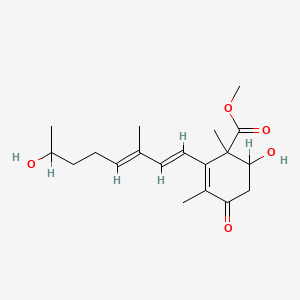 molecular formula C19H28O5 B1240251 Methyl trisporate E CAS No. 90902-25-3