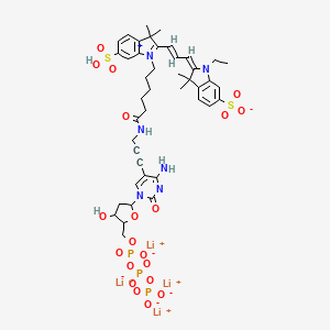 molecular formula C43H51Li4N6O20P3S2 B12402521 Cy3-dCTP 