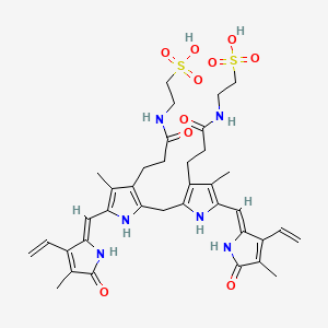 molecular formula C37H46N6O10S2 B1240254 Bilirubin ditaurine CAS No. 89771-93-7
