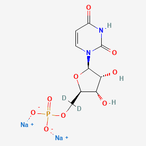 molecular formula C9H11N2Na2O9P B12402551 Uridine 5'-monophosphate-d2 (disodium) 