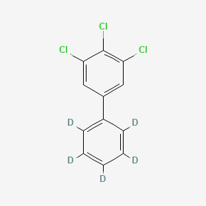 molecular formula C12H7Cl3 B12402559 3,4,5-Trichlorodiphenyl-2',3',4',5',6'-D5 