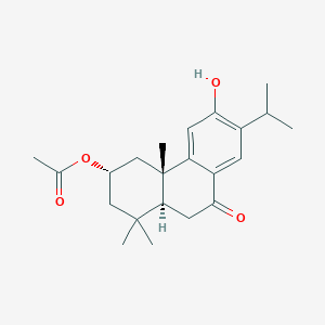 (3S,4aS,10aS)-3-(Acetyloxy)-2,3,4,4a,10,10a-hexahydro-6-hydroxy-1,1,4a-trimethyl-7-(1-methylethyl)-9(1H)-phenanthrenone