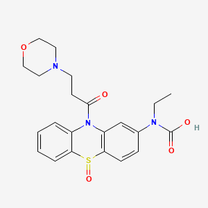 molecular formula C22H25N3O5S B1240264 莫瑞西嗪亚砜 CAS No. 62152-17-4