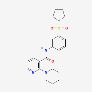 molecular formula C22H27N3O3S B12402646 Kif18A-IN-4 