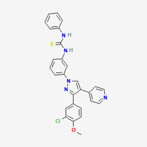 molecular formula C28H22ClN5OS B12402652 Enpp-1-IN-13 