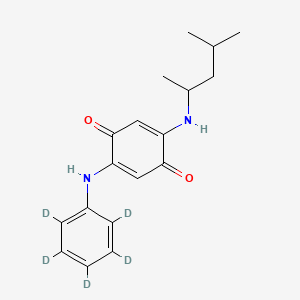 molecular formula C18H22N2O2 B12402663 6PPD-quinone-d5 