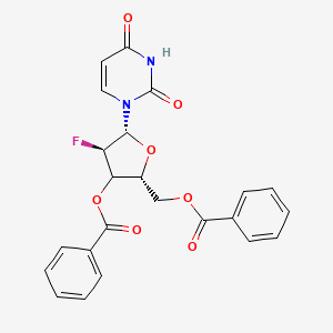 [(2R,4R,5R)-3-benzoyloxy-5-(2,4-dioxopyrimidin-1-yl)-4-fluorooxolan-2-yl]methyl benzoate