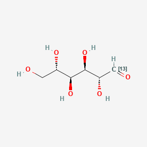 molecular formula C6H12O6 B12402712 L-(-)-Mannose-13C-1 