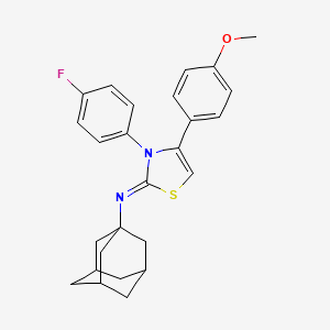 molecular formula C26H27FN2OS B12402718 Antiproliferative agent-18 