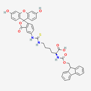 molecular formula C42H35N3O9S B12402721 Fmoc-Lys(5-FITC)-OH 